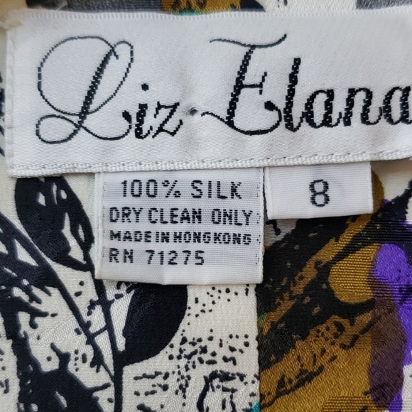 Liz Elana Other - GET YOUR 80S ON! 100% SILK 2 PIECE OUTFIT SIZE 8